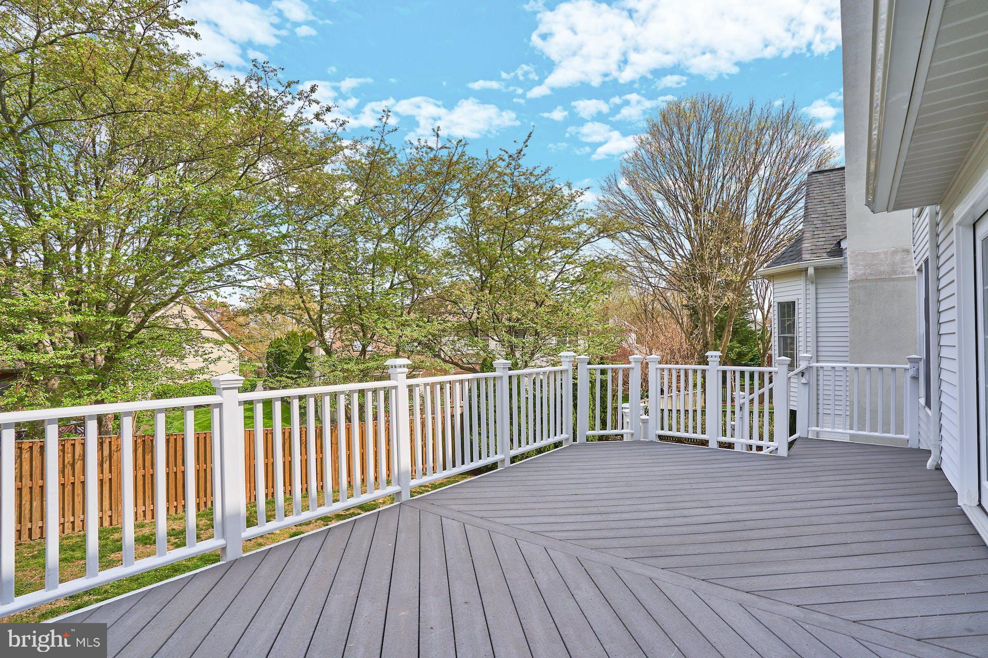 1303 Aldbury Way Reston, VA 20194 - Photo 23 of 62 Rear Trex Deck