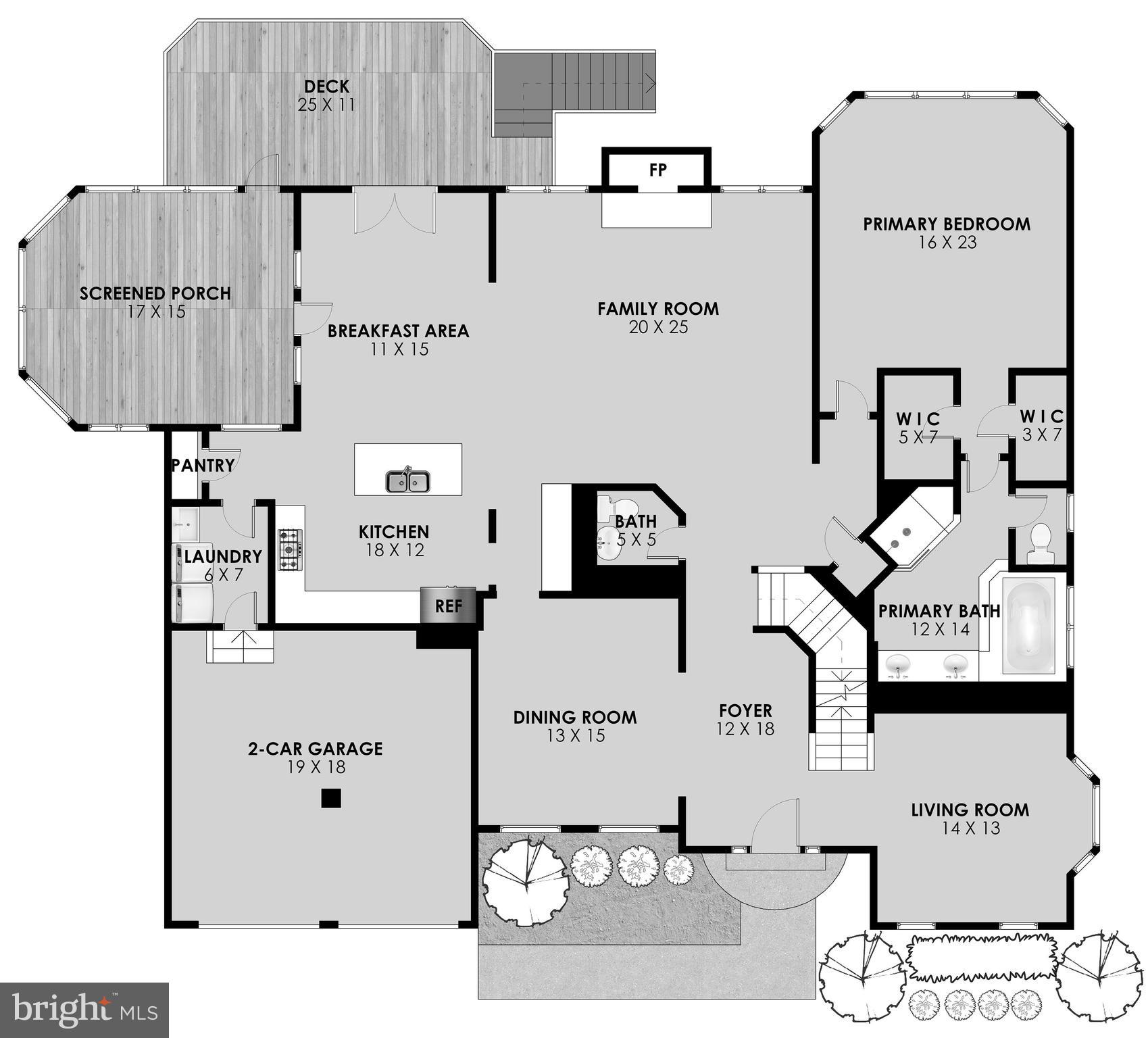 1303 Aldbury Way Reston, VA 20194 - Photo 60 of 62 Main Level Floorplan