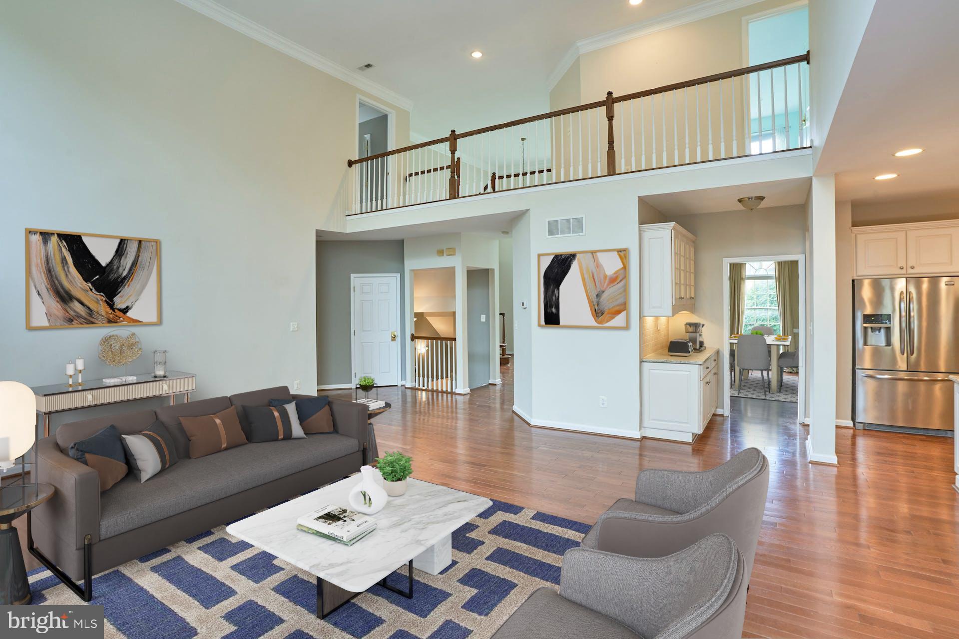 1303 Aldbury Way Reston, VA 20194 - Photo 10 of 62 Virtually Staged Family Room