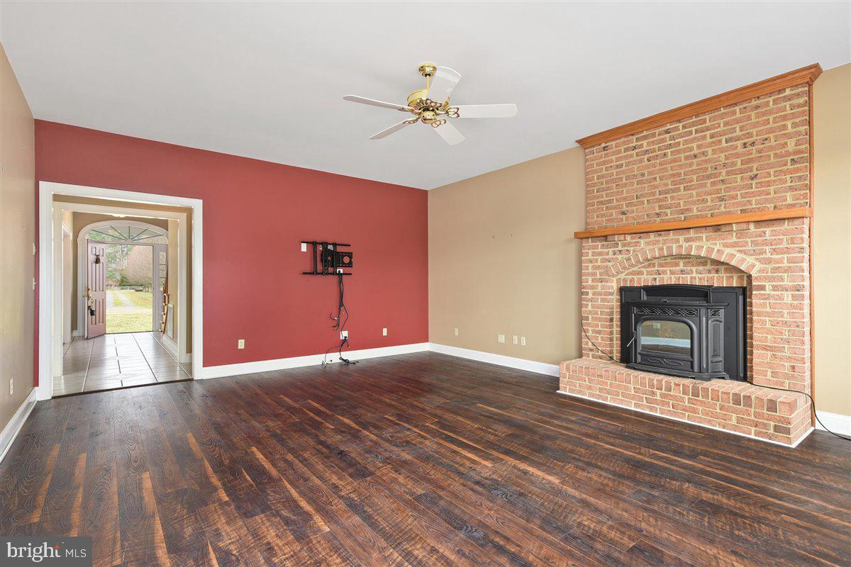 3357 Redden Ferry Road Eden, MD 21822 - Photo 14 of 107 Family Room Fireplace and Pellet Stove Insert