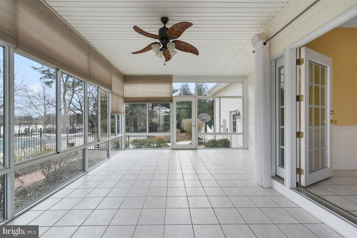 3357 Redden Ferry Road Eden, MD 21822 - Photo 30 of 107 Window-Filled Sun Room w/ Pool and Pond Views