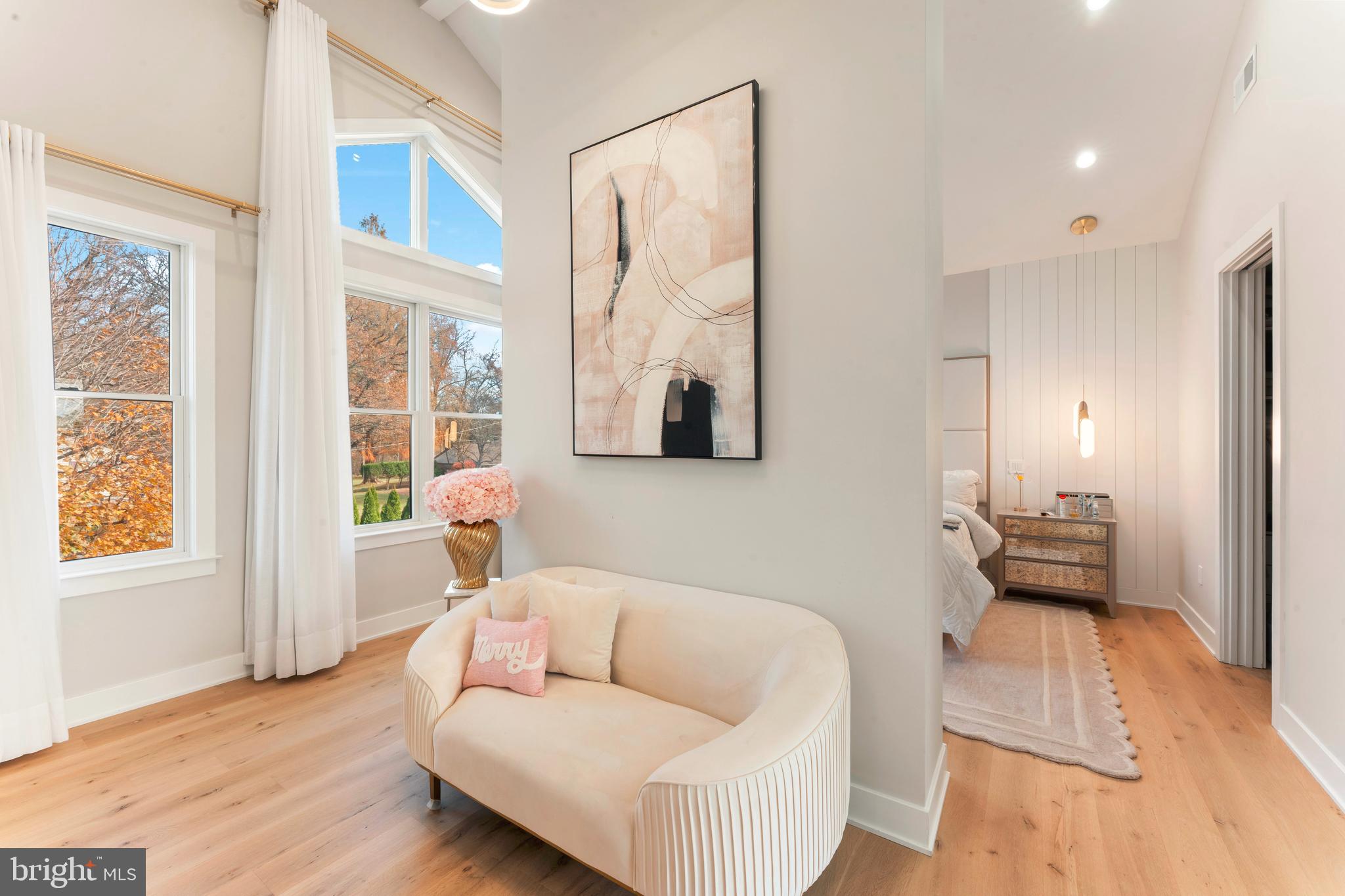 528 Hoyt Road Huntingdon Valley, PA 19006 - Photo 23 of 56 a living room with furniture and a large window