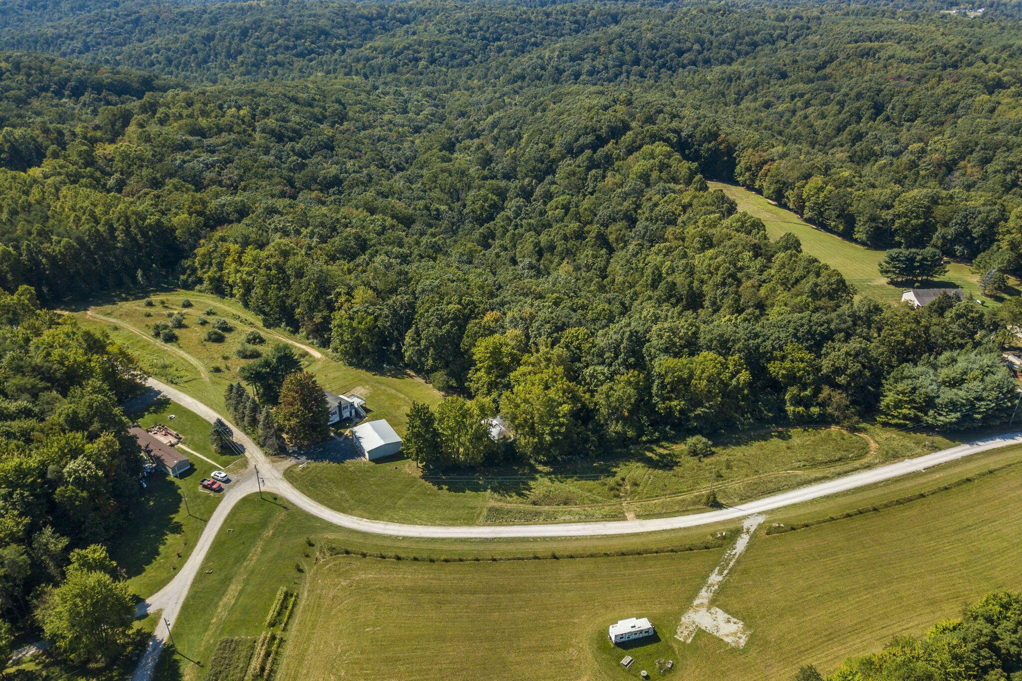 Aerial View - 22195 Cliff Road, Rockbridge, OH 43149