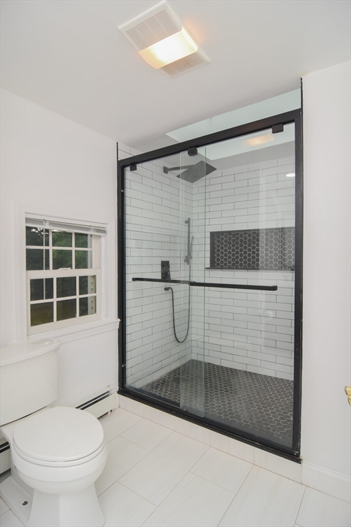 9 Topping Road Andover, MA 01810 - Photo 36 of 41 a bathroom with a granite countertop sink toilet and shower