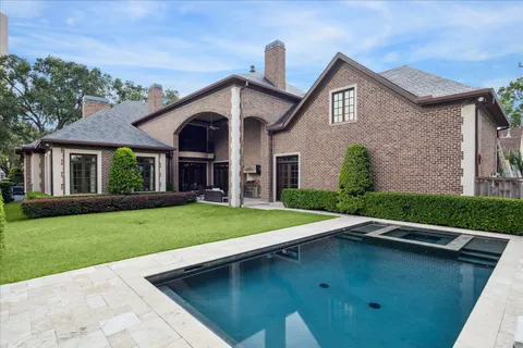 a view of outdoor space yard and front view of a house