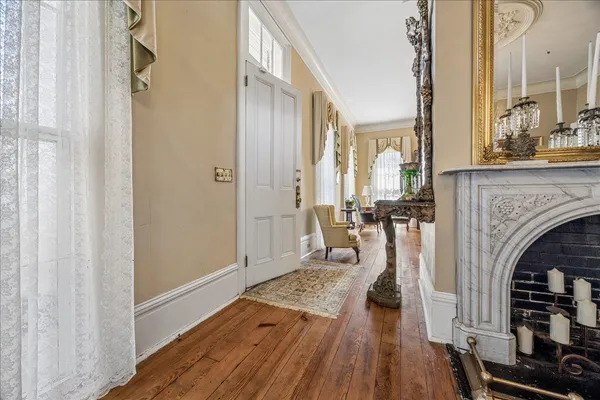 a view of a living room