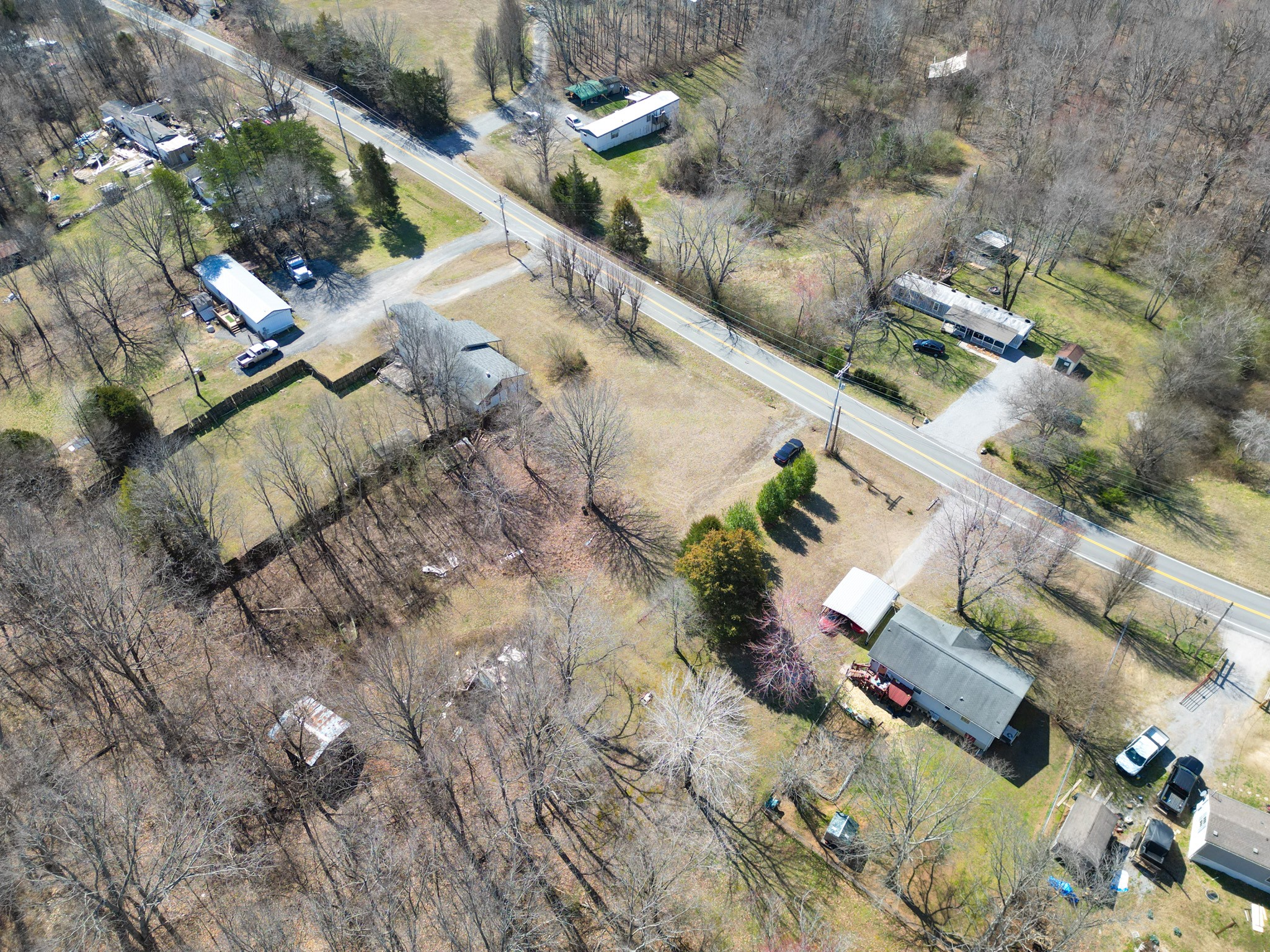 1 Bandy Road Ashland City, TN 37015 - Photo 74 of 84 an aerial view of residential houses with outdoor space