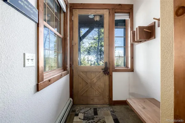 a view of front door