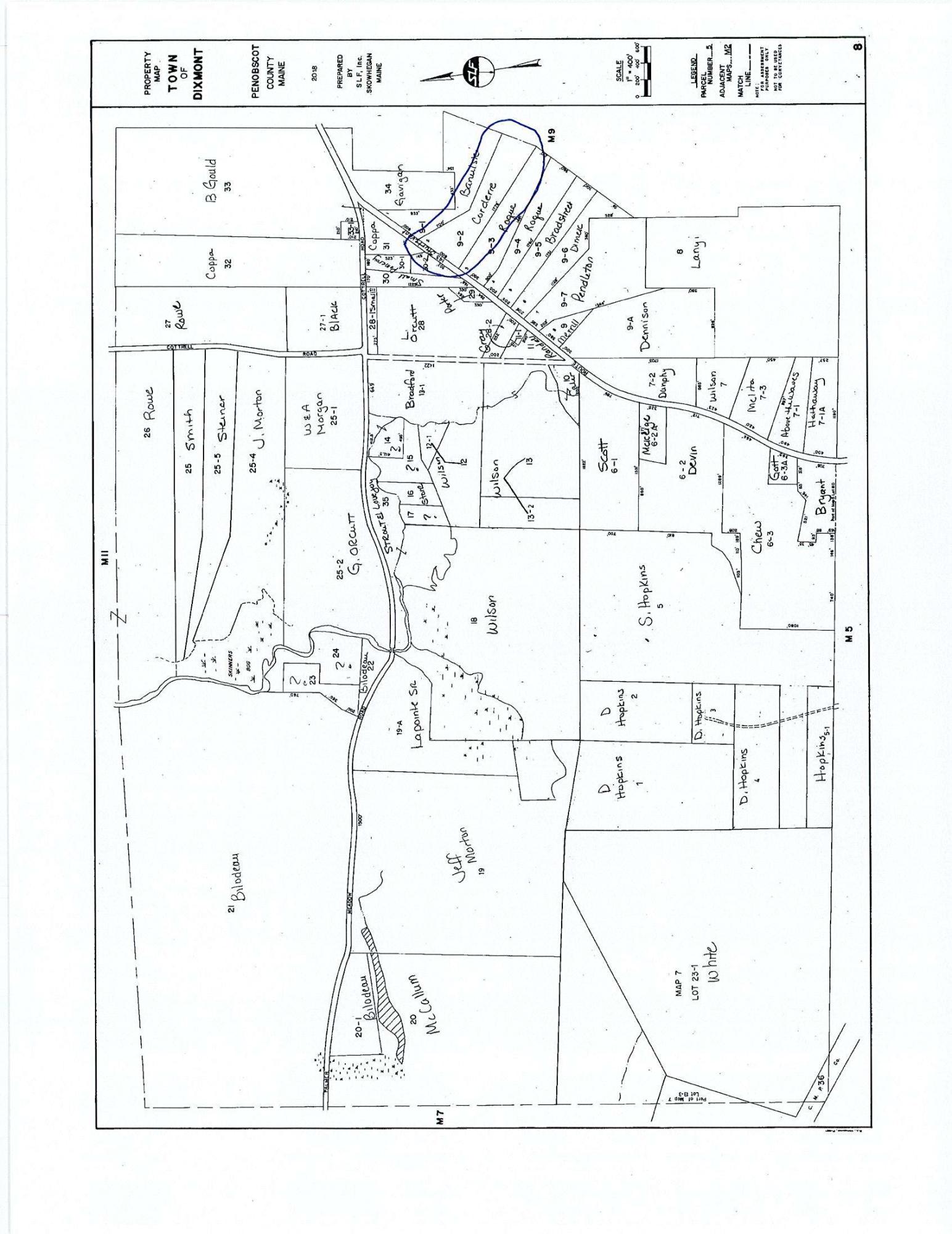 Lot 9-2 Simpson Corner Road Dixmont, ME 04932 - Photo 1 of 1 Tax Map Dixmont land