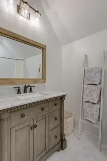 a close up of a bathtub in a bathroom