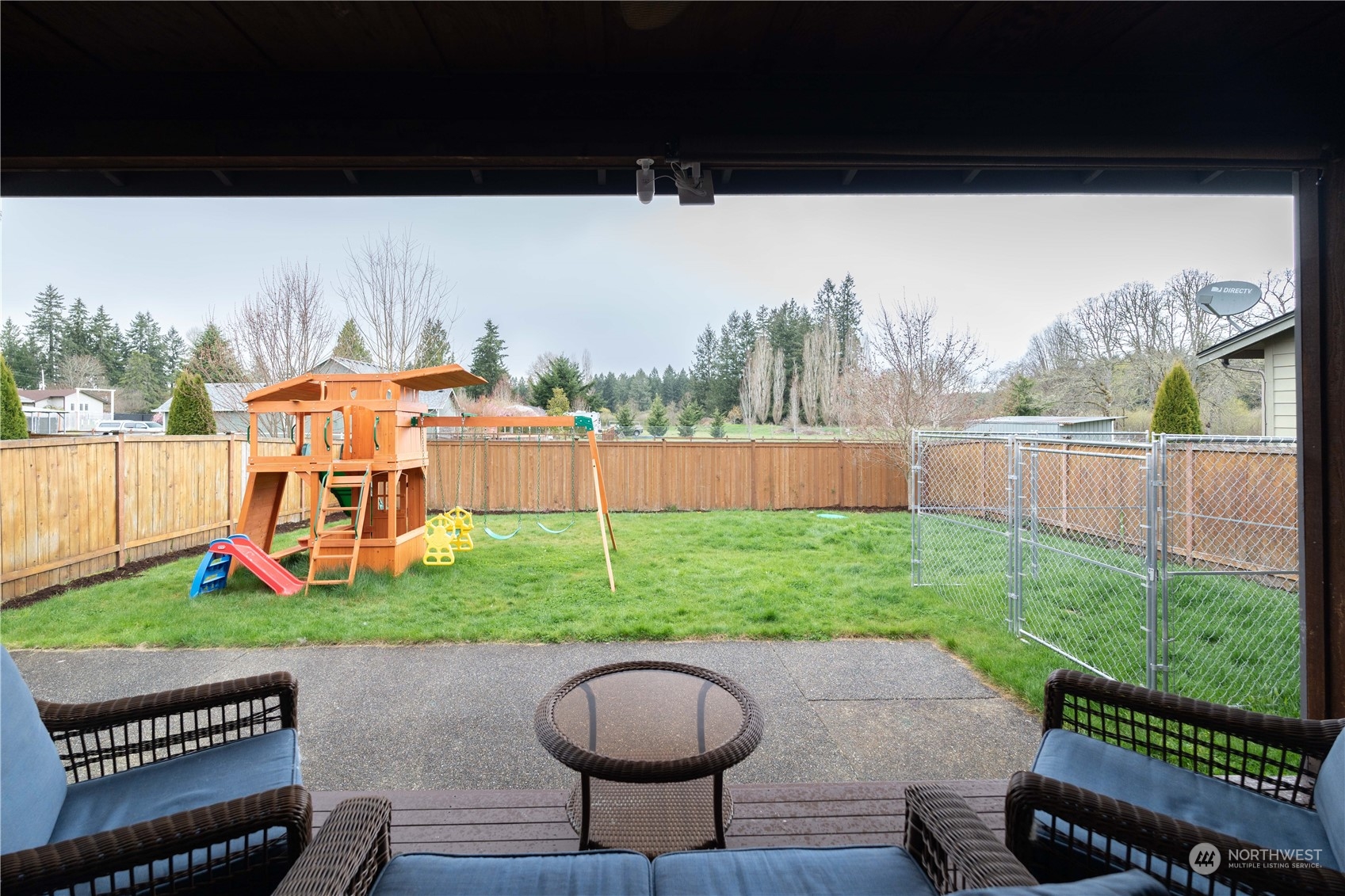 4731 Rosa Court Lacey, WA 98503 - Photo 11 of 31 a view of a backyard with sitting area