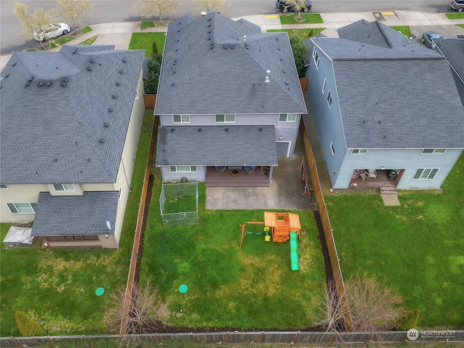 4731 Rosa Court Lacey, WA 98503 - Photo 31 of 31 an aerial view of a house with a yard