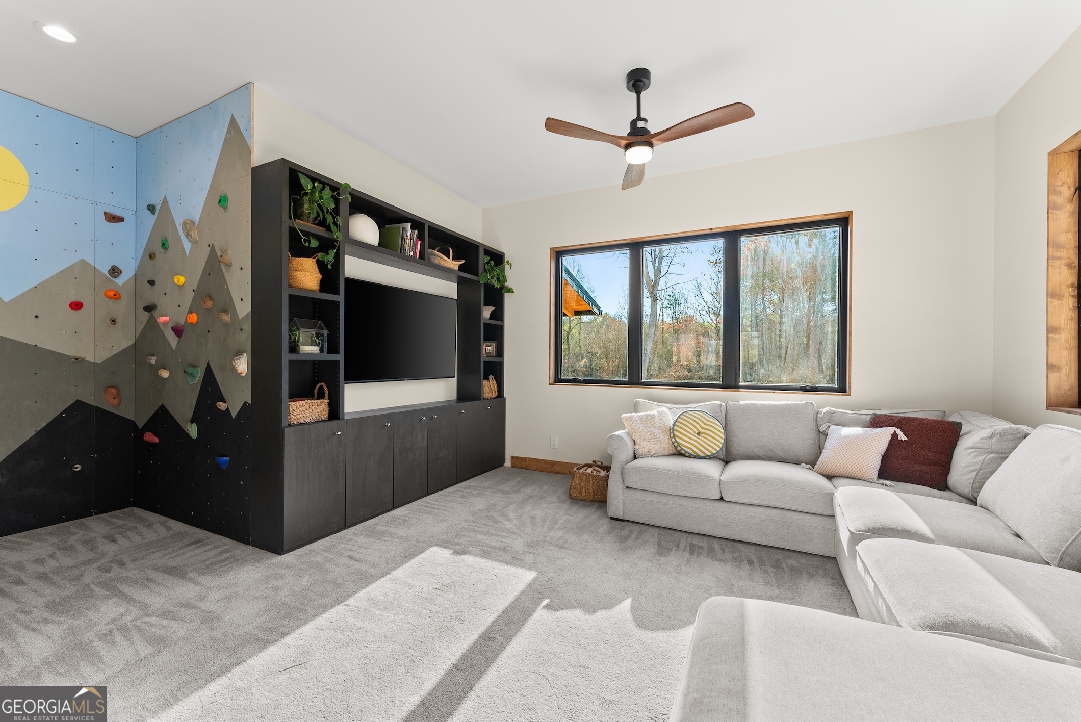 147 Jess Hunt Road West Cleveland, GA 30528 - Photo 21 of 69 a living room with furniture and a flat screen tv