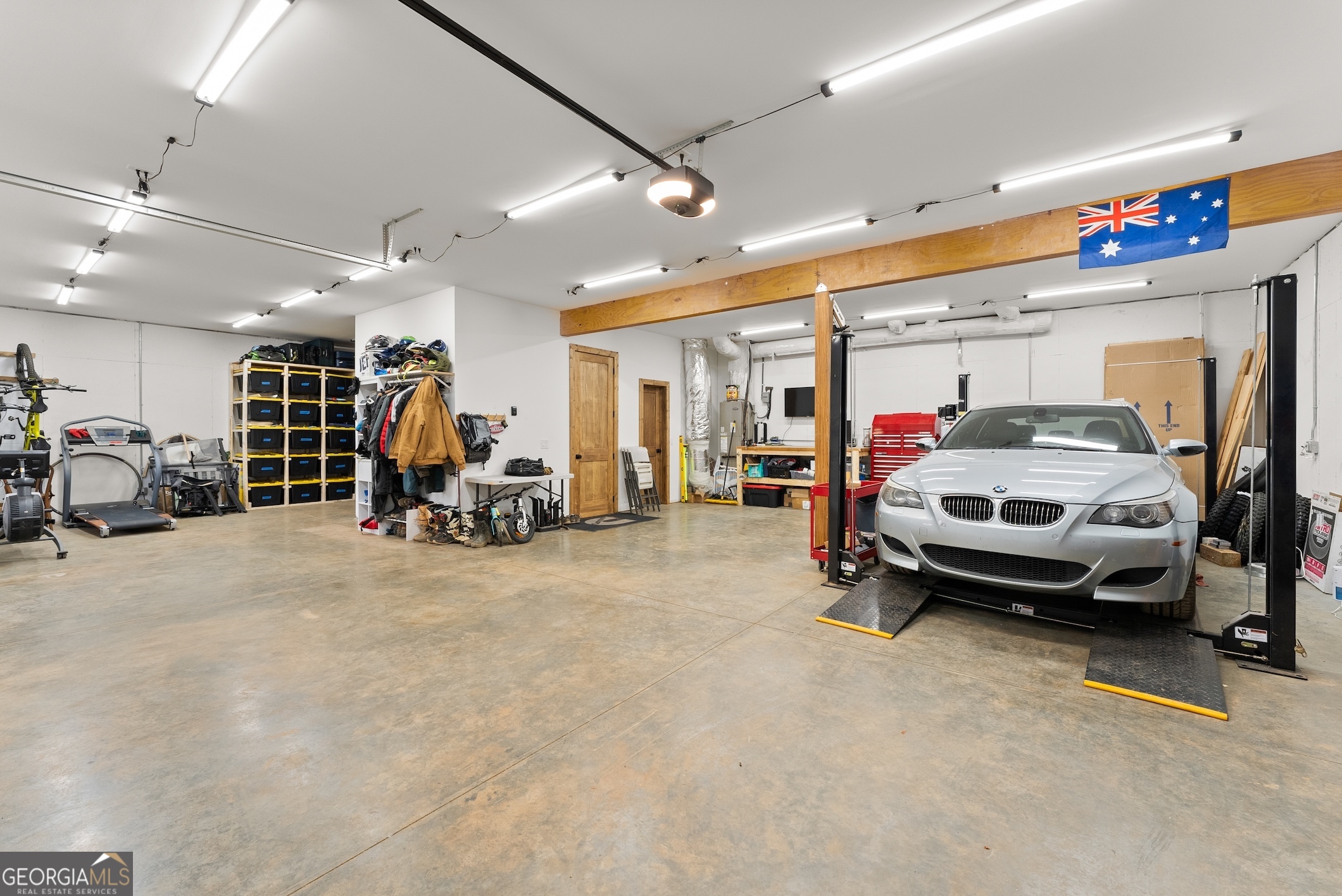 147 Jess Hunt Road West Cleveland, GA 30528 - Photo 50 of 69 a bedroom with furniture and a large window