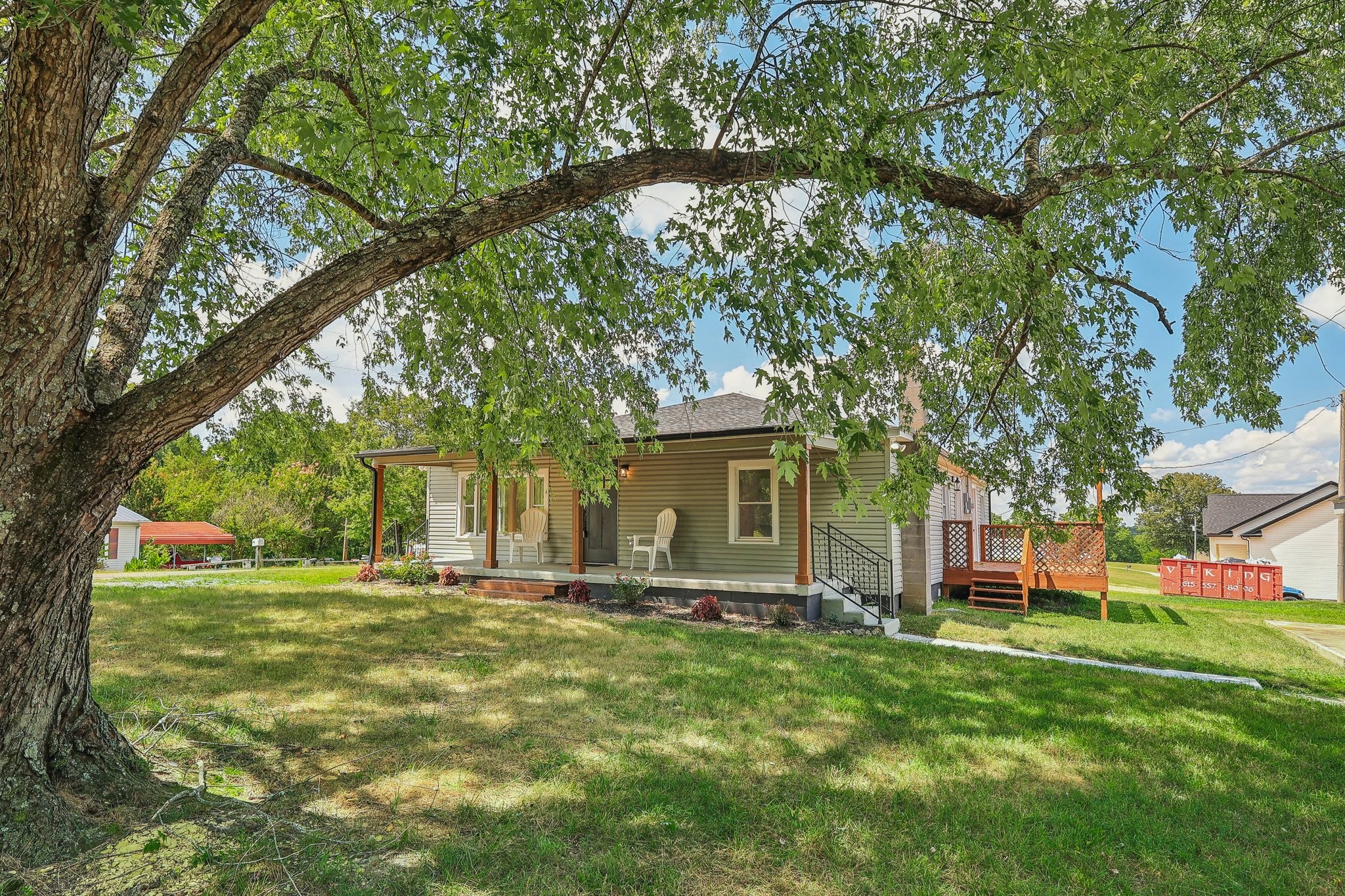 876 Ford Road White Bluff, TN 37187 - Photo 29 of 56 a front view of house with yard and trees