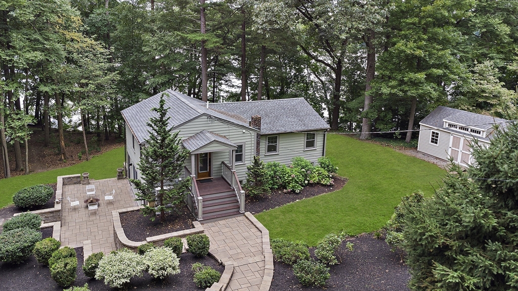 80 Evergreen Road Natick, MA 01760 - Photo 3 of 39 front view of a house with a yard