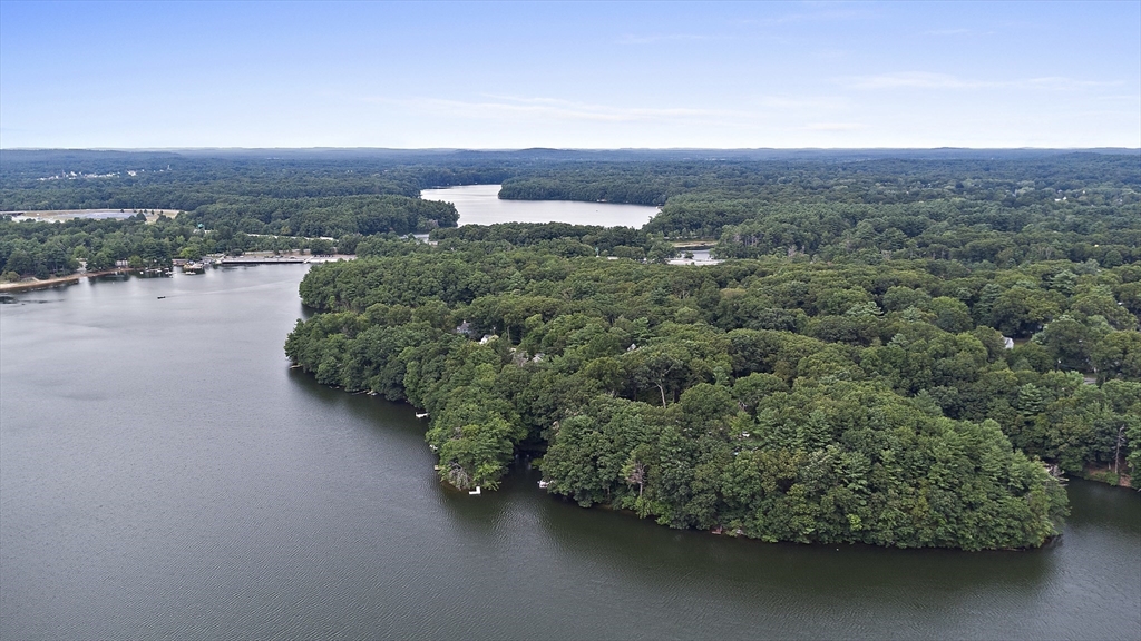 80 Evergreen Road Natick, MA 01760 - Photo 4 of 39 an aerial view of a house with a lake view