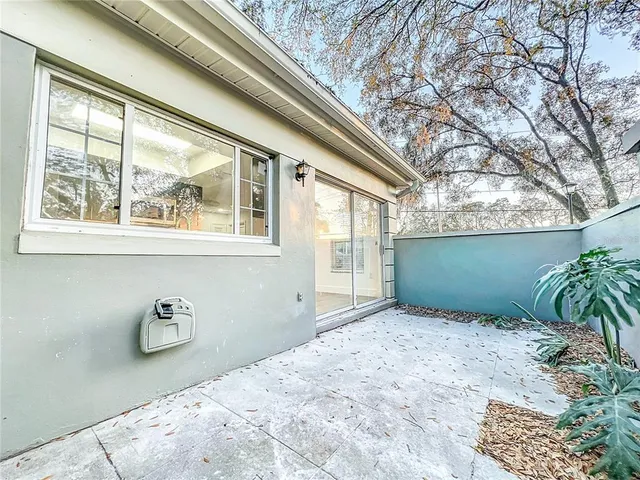 a house with a outdoor space