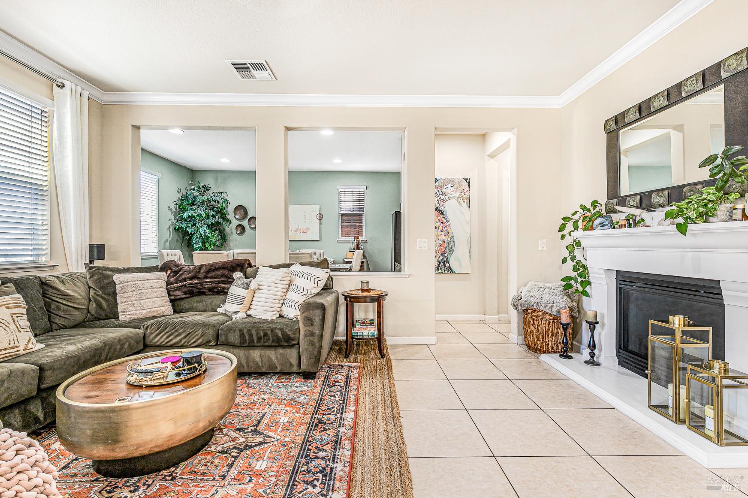 2167 Linwood Avenue Santa Rosa, CA 95404 - Photo 27 of 80 a living room with furniture and a fireplace