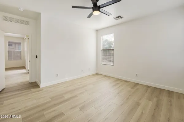 wooden floor in an empty room