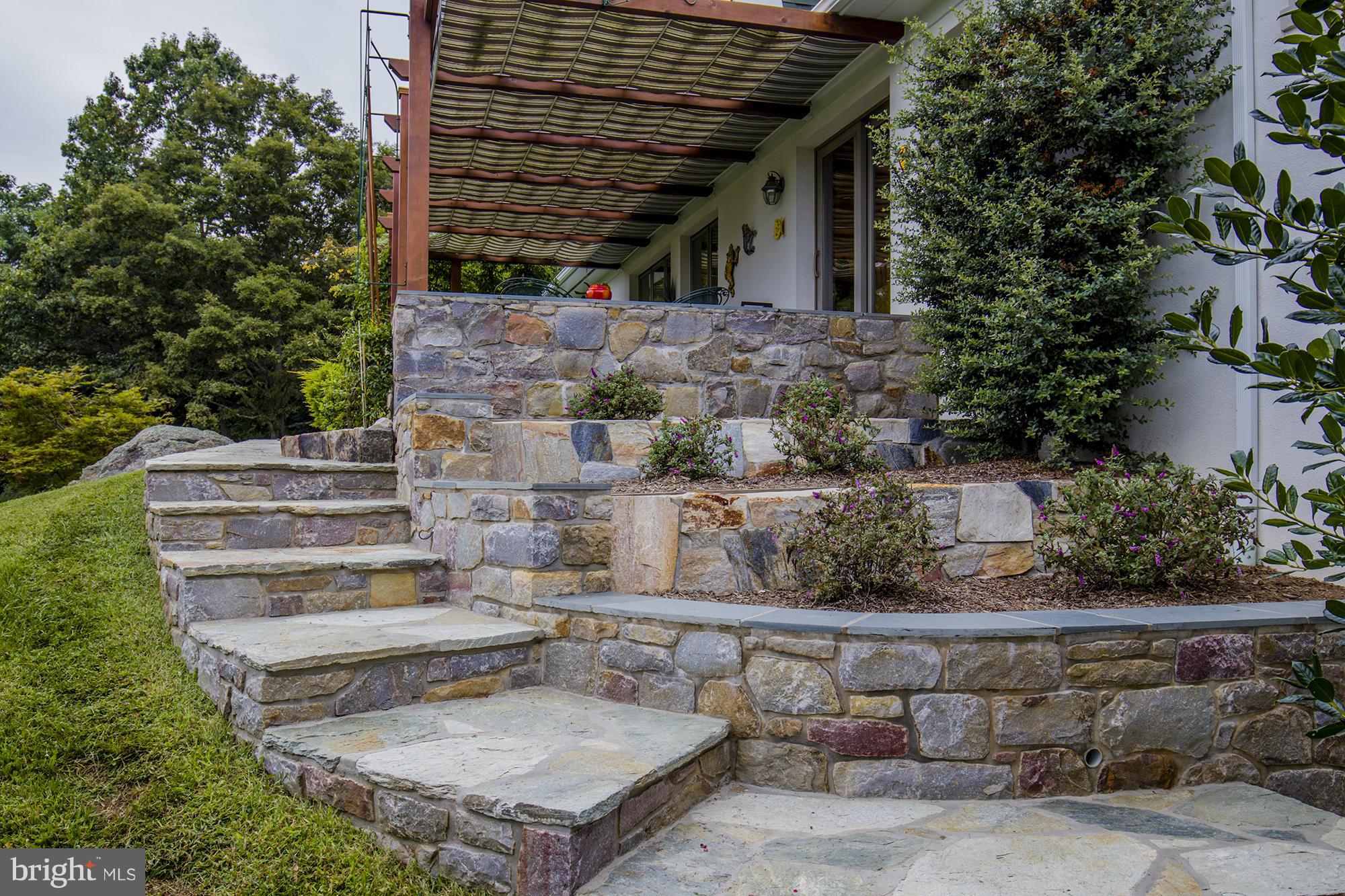 4070 Flowering Rocks Lane Markham, VA 22643 - Photo 22 of 30 Stone Walkways, Walls and Patios