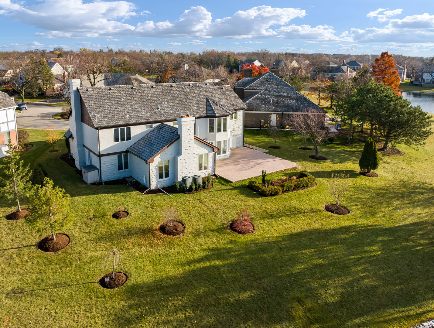 2500 Osage Drive Glenview, IL 60026 - Photo 11 of 77 an aerial view of a house with a yard