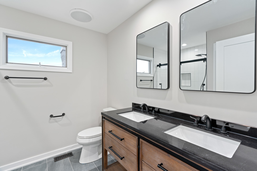 2500 Osage Drive Glenview, IL 60026 - Photo 73 of 77 a bathroom with a granite countertop sink mirror and toilet