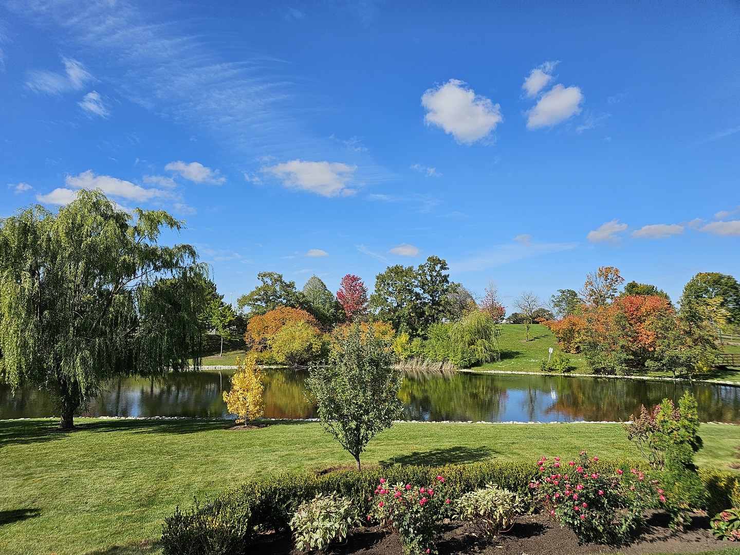 2500 Osage Drive Glenview, IL 60026 - Photo 8 of 77 a view of a lake in front of house and swimming pool