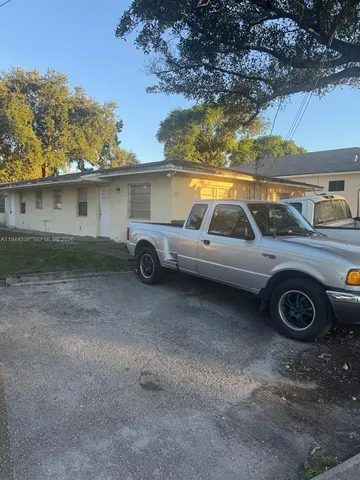 a view of a car garage