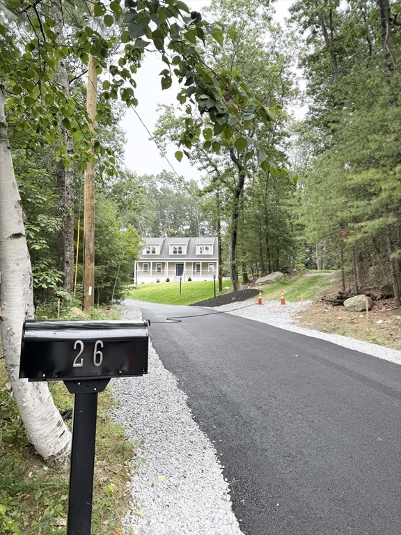 26 Marlyn Road Billerica, MA 01821 - Photo 22 of 36 a view of backyard with swimming pool