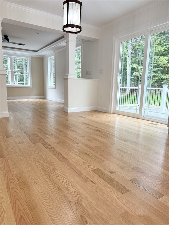 26 Marlyn Road Billerica, MA 01821 - Photo 8 of 36 a view of an empty room with wooden floor and a window