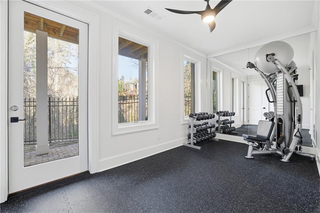 773 Lenox Lane Atlanta, GA 30324 - Photo 8 of 54 a view of a room with gym equipment