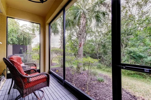 a view of a two chair in the balcony