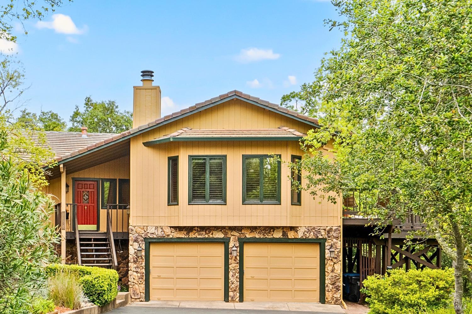 18890 Prospect Drive Sonoma, CA 95476 - Photo 1 of 1 a front view of a house with a yard