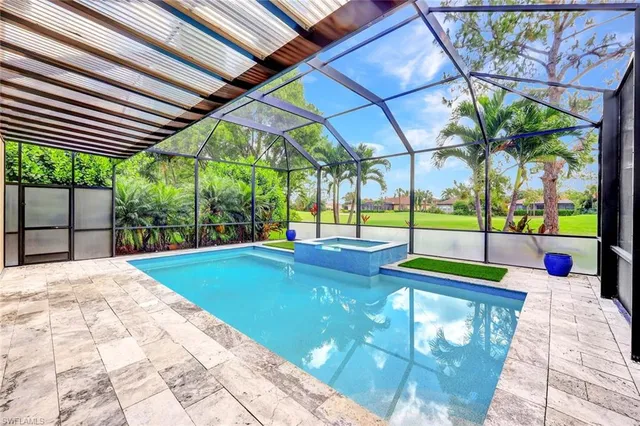 a view of outdoor space with seating