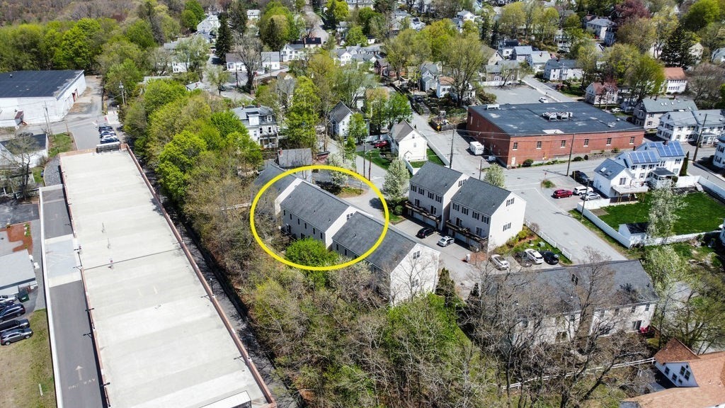 28 West Street, Unit 4A Ayer, MA 01432 - Photo 27 of 37 an aerial view of residential house with outdoor space and swimming pool