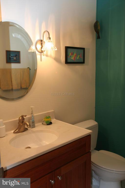 5607 Lone Pine Road Rhodesdale, MD 21659 - Photo 26 of 38 a bathroom with a sink mirror vanity and toilet