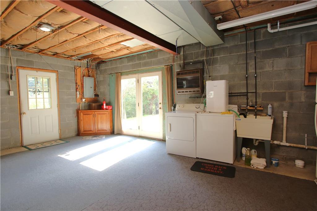 796 Rte 481 Monongahela, PA 15063 - Photo 13 of 26 Laundry area located in Game Room w/ Washer & Dryer Included. Glass French Doors plus additional 2nd Door from Driveway area