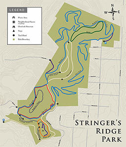 1707 Knickerbocker Avenue Chattanooga, TN 37405 - Photo 50 of 52 Stringer's Ridge trail map