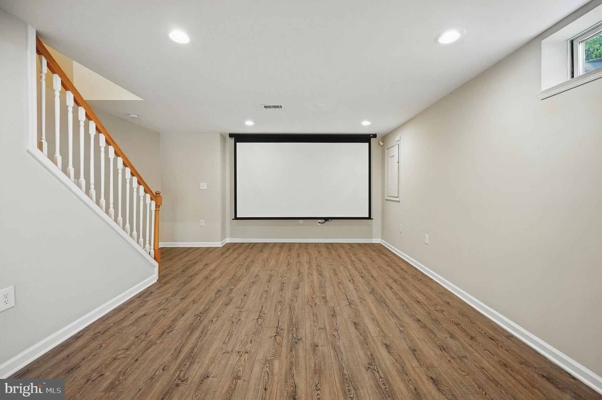 10861 Hunter Gate Way Reston, VA 20194 - Photo 49 of 79 Theater Area with Retractable Screen on a Remote!