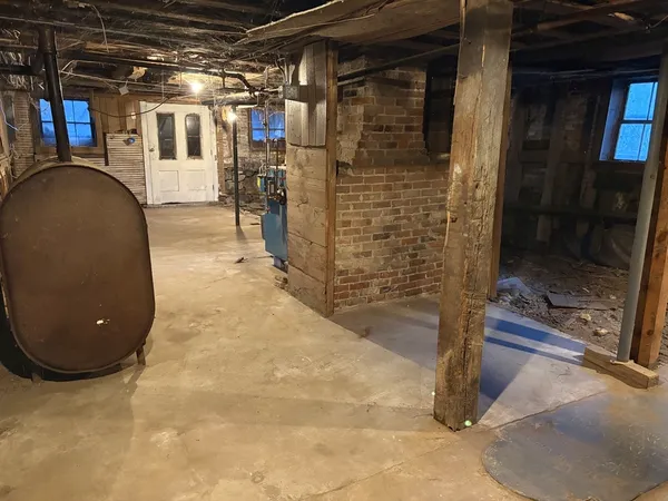 a view of water heater room