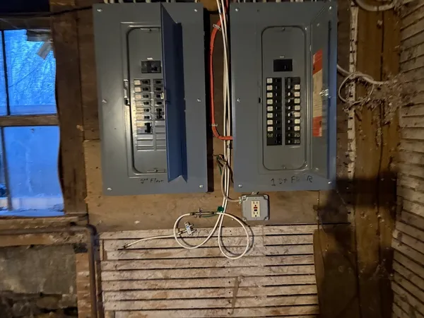 a view of outdoor space with a tree