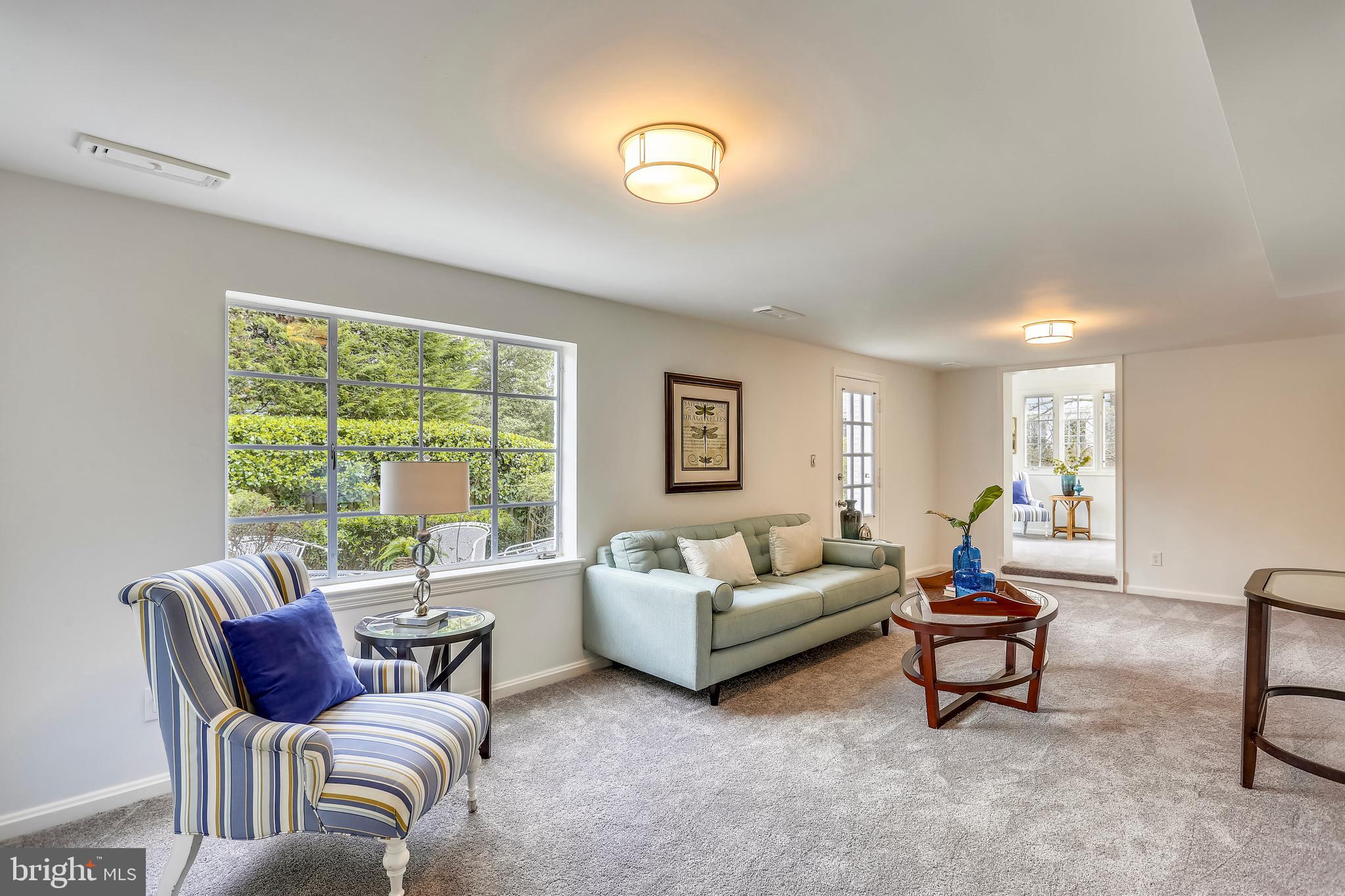 7505 Tarrytown Road Chevy Chase, MD 20815 - Photo 25 of 46 Lower Level Family Room