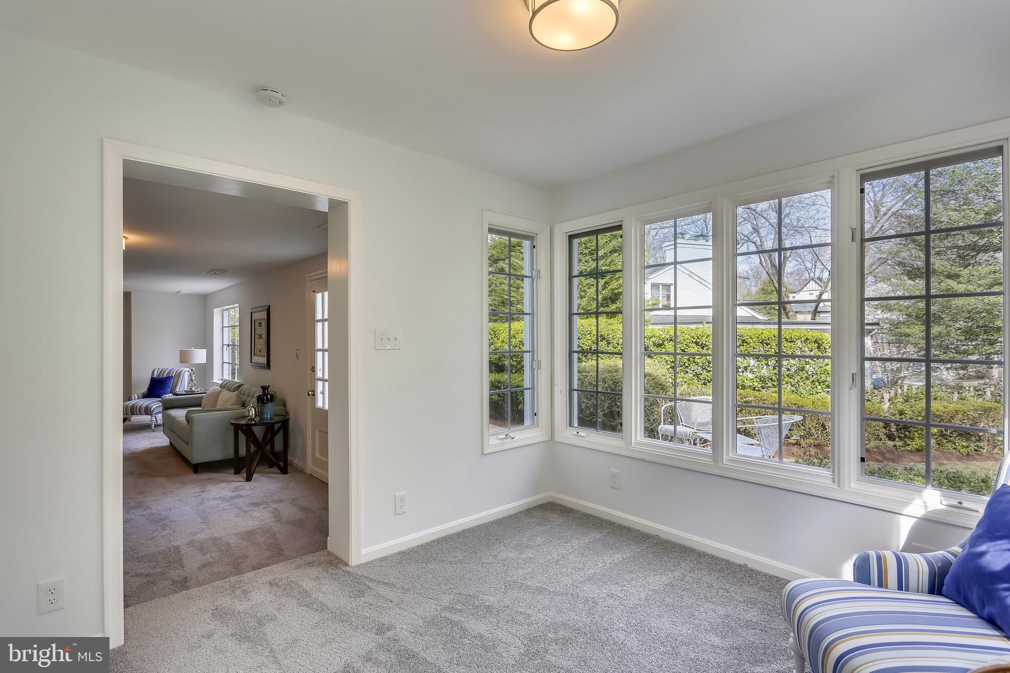 7505 Tarrytown Road Chevy Chase, MD 20815 - Photo 36 of 46 Lower Level Sun Room