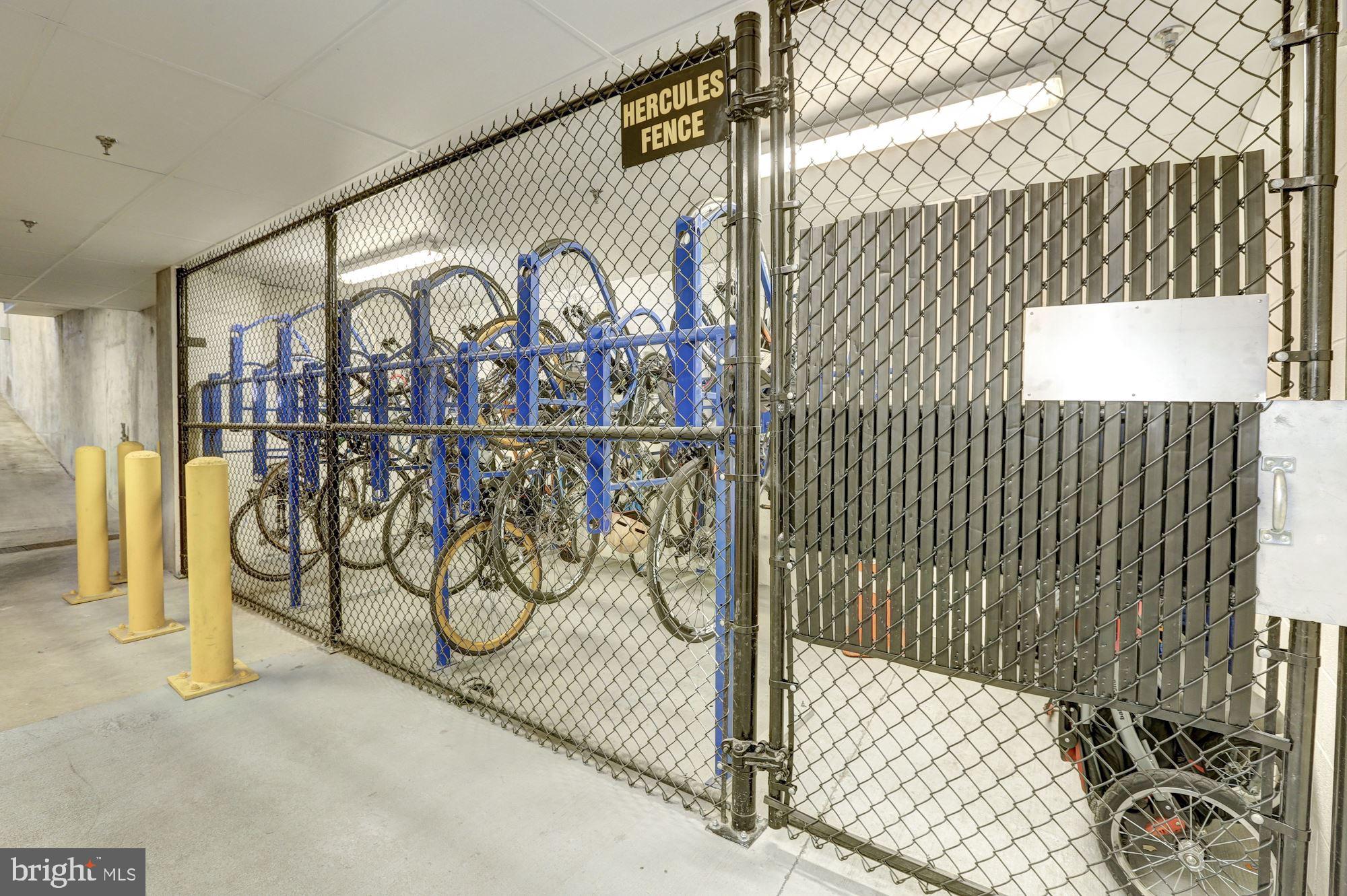 1311 13th Street Northwest, Unit 409 Washington, DC 20005 - Photo 36 of 48 Bike storage and unit has its own storage cage