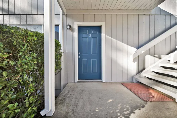 a view of an entryway with staircase