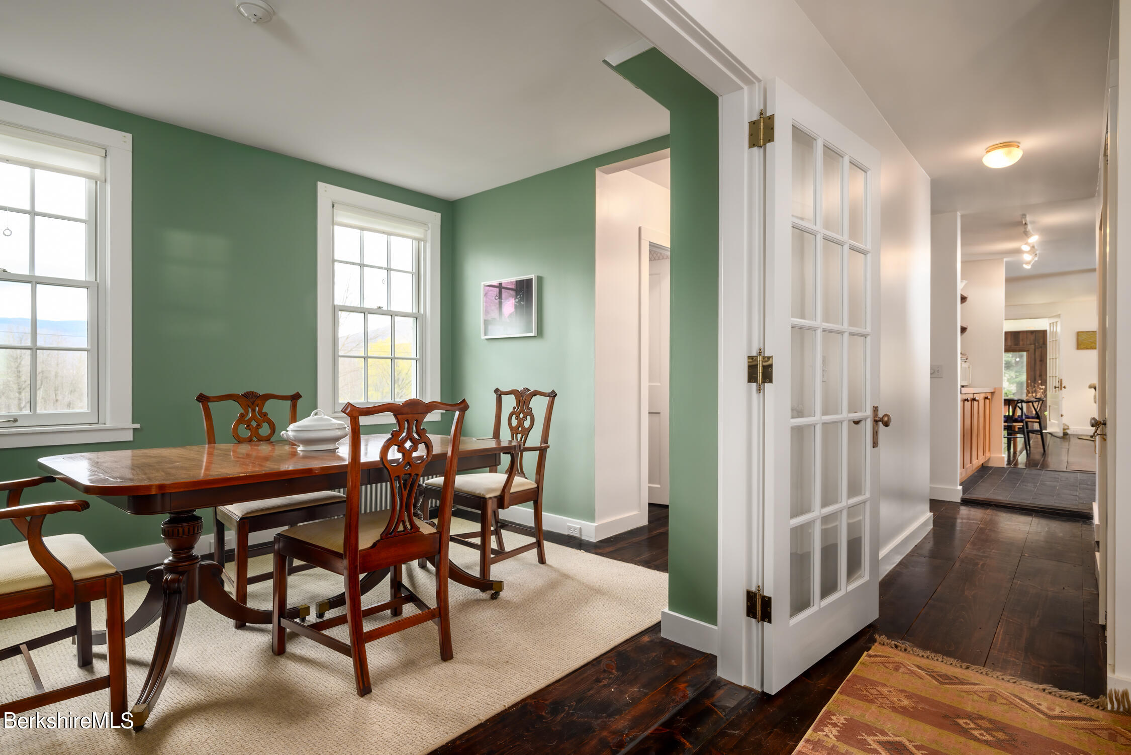 1571 Oblong Road Williamstown, MA 01267 - Photo 15 of 57 Dining Room and Hall to Kitchen