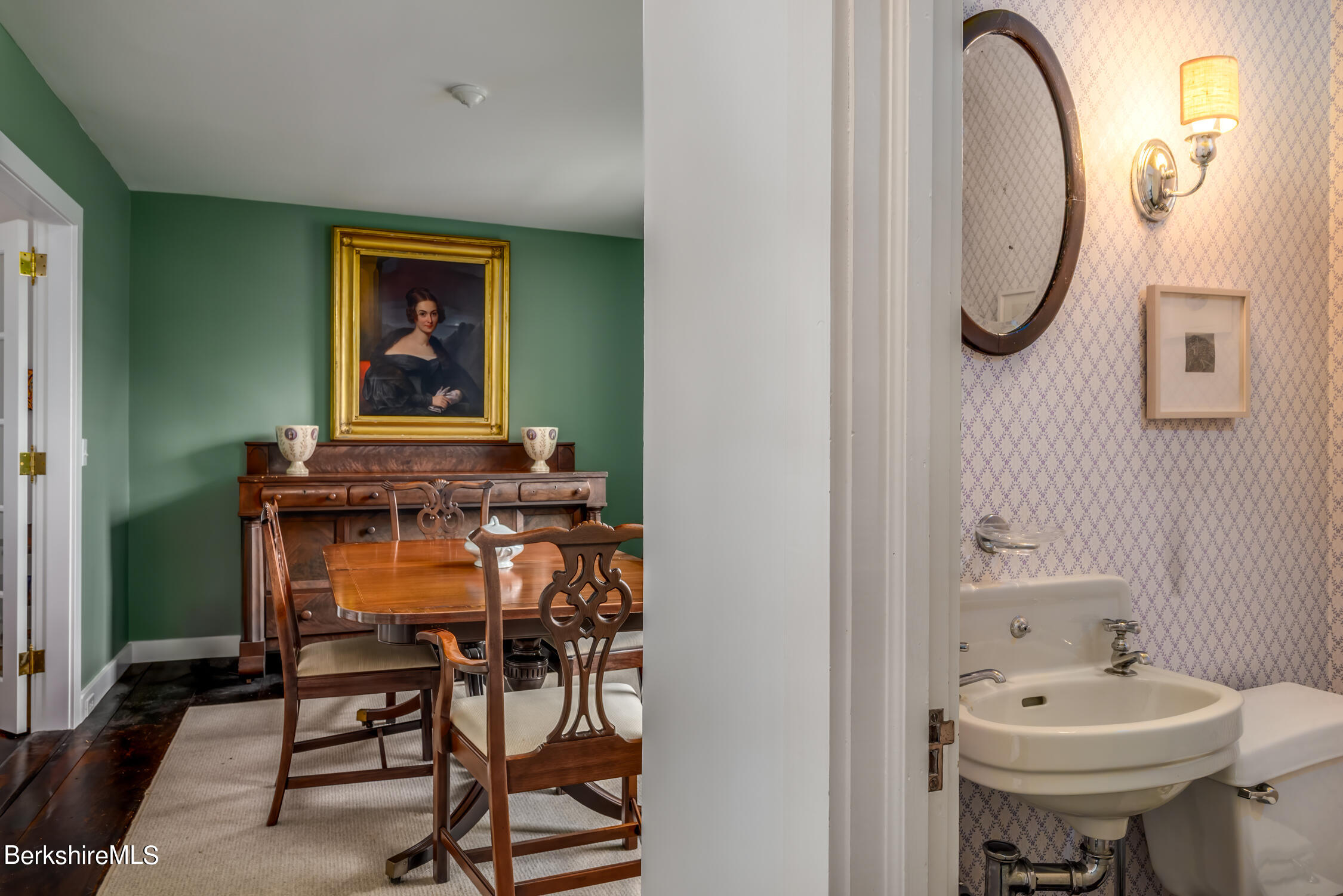 1571 Oblong Road Williamstown, MA 01267 - Photo 18 of 57 Dining Room with Powder Room
