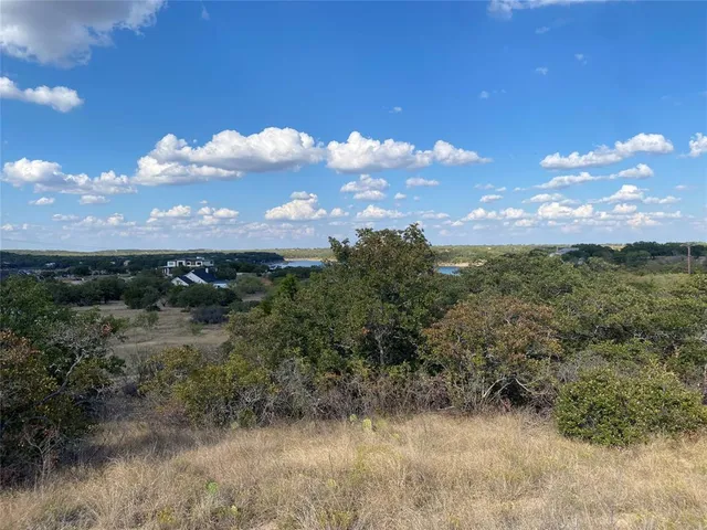a view of a lake with a mountain