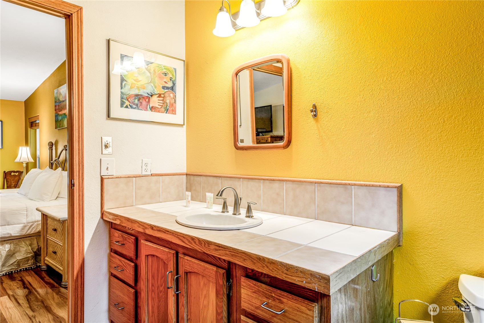 142 Ash Loop Port Townsend, WA 98368 - Photo 18 of 29 a bathroom with a sink and a mirror